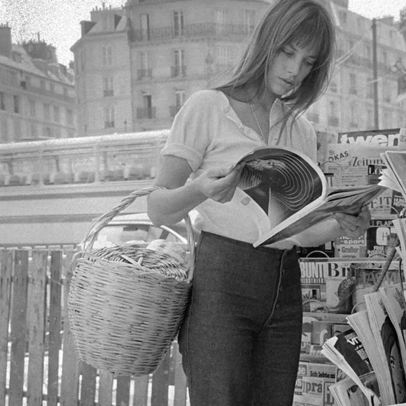 Jane Burkin Basket Purse Woven Basket Bag - Picture 6 of 7